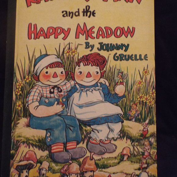 Vintage 1961 Raggedy Ann and The Happy Meadow HC Book by Johnny Gruelle - Picture 1 of 6
